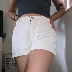 vintage 90s white shorts
